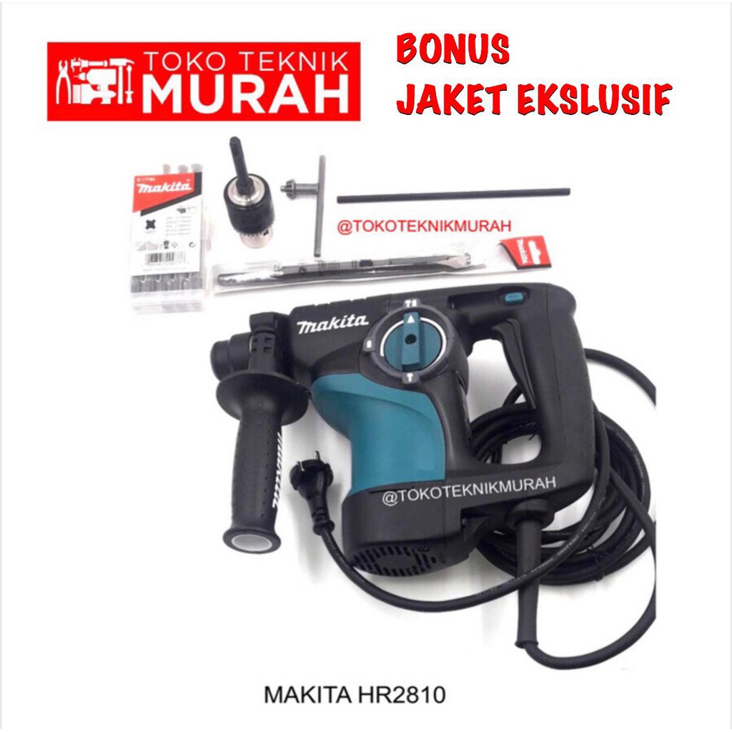 Makita HR2810 / HR 2810 X5 Mesin Bor Beton Listrik 3 Mode SDS Kontraktor HR2810X5