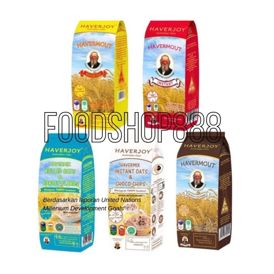 

Sereal Haverjoy / Sereal Havermout Rolled Oat 1 Kg (Australian Oats) / Halal