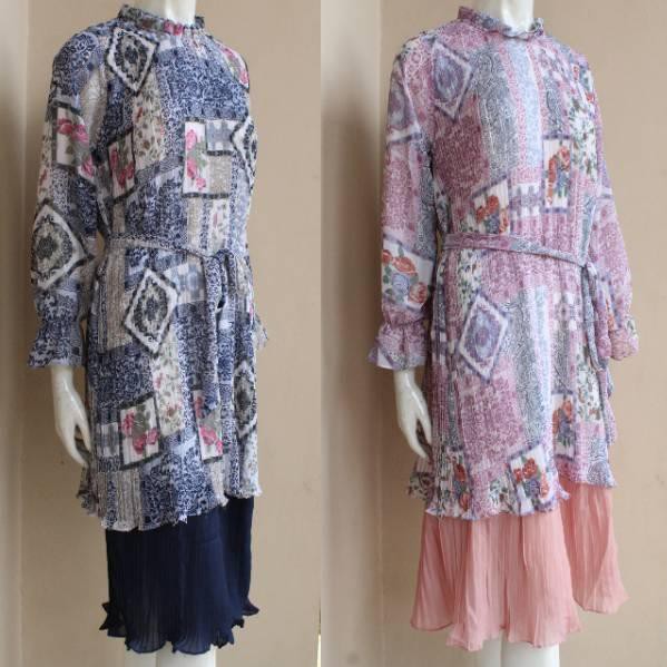 Grosir TUNIK PLISKET IMPORT BKK PLUS FURING ...