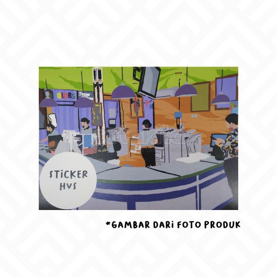 

Sticker Stiker HVS A3 Plus Tulis Print Kertas Custom Bentuk Ukuran