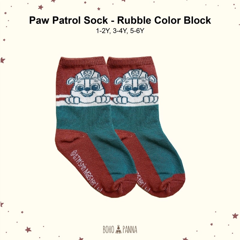 Paw Patrol Sock BohoPanna