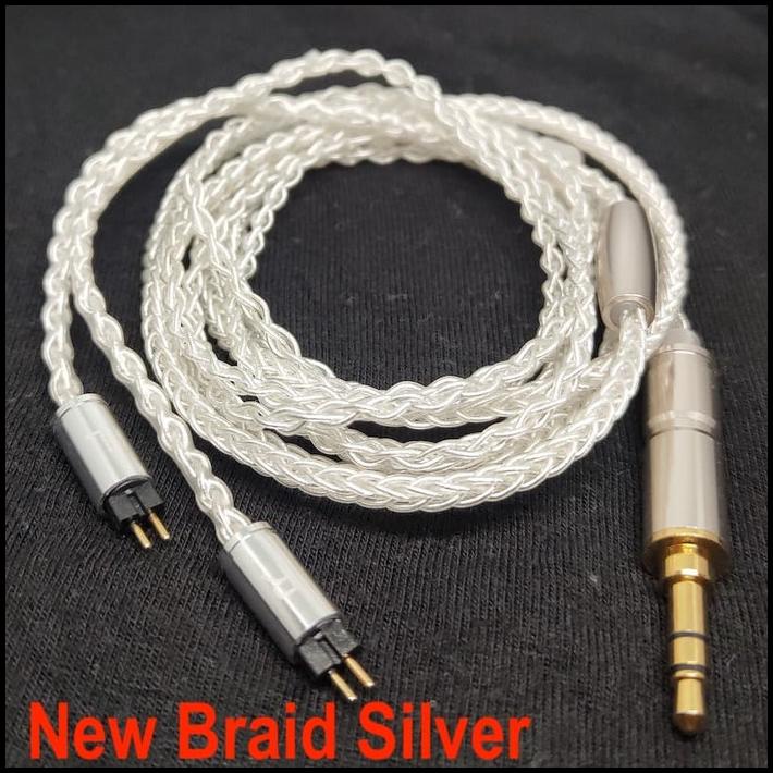 High End 8 Braid 2 Pin 0.75 0.78Mm Tf10 Westone Tfz Kz Upgrade Cable