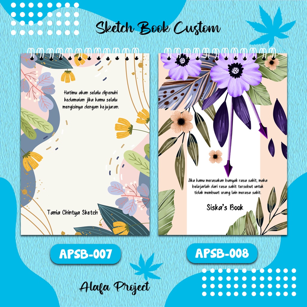 

Alafaproject APSB 007-008 Sketch Book Buku Gambar Buku Sketsa Notepad Notebook ukuran A5