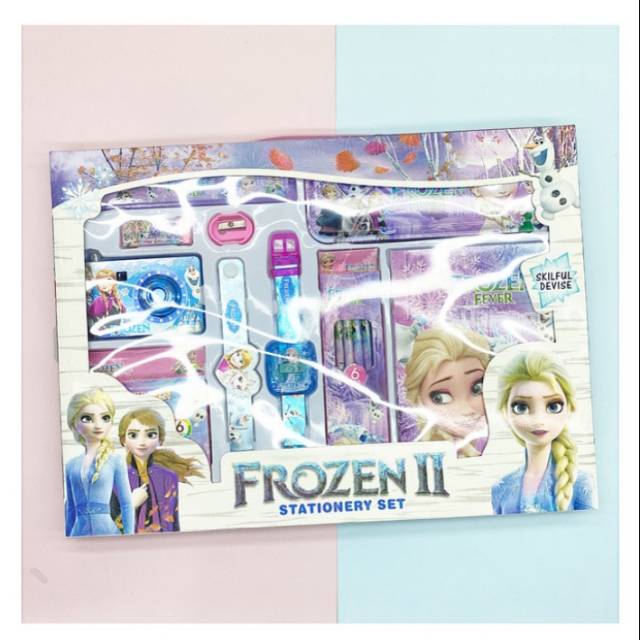 

Tempat pensil frozen set jam tangan -MH