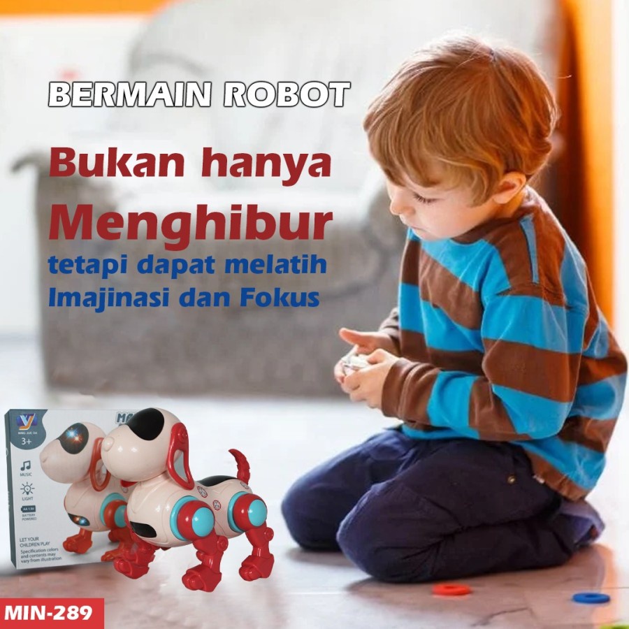 Mainan Anak Robot Anjing MACHINE DOG - Best Toys