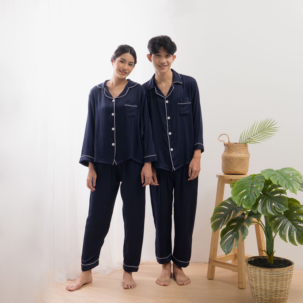 Zavyn Setelan Piyama Couple Rayon Twill Premium PP