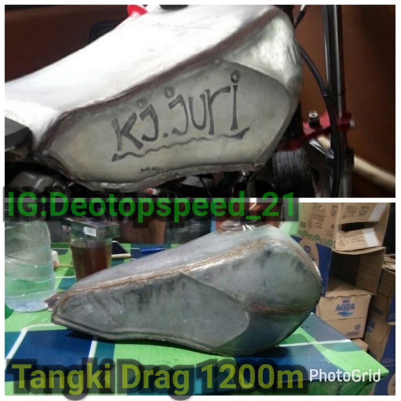 tangki herex model MP Mini Dekok landai tangki drag tangki mini balap frame gl cb mp tiger