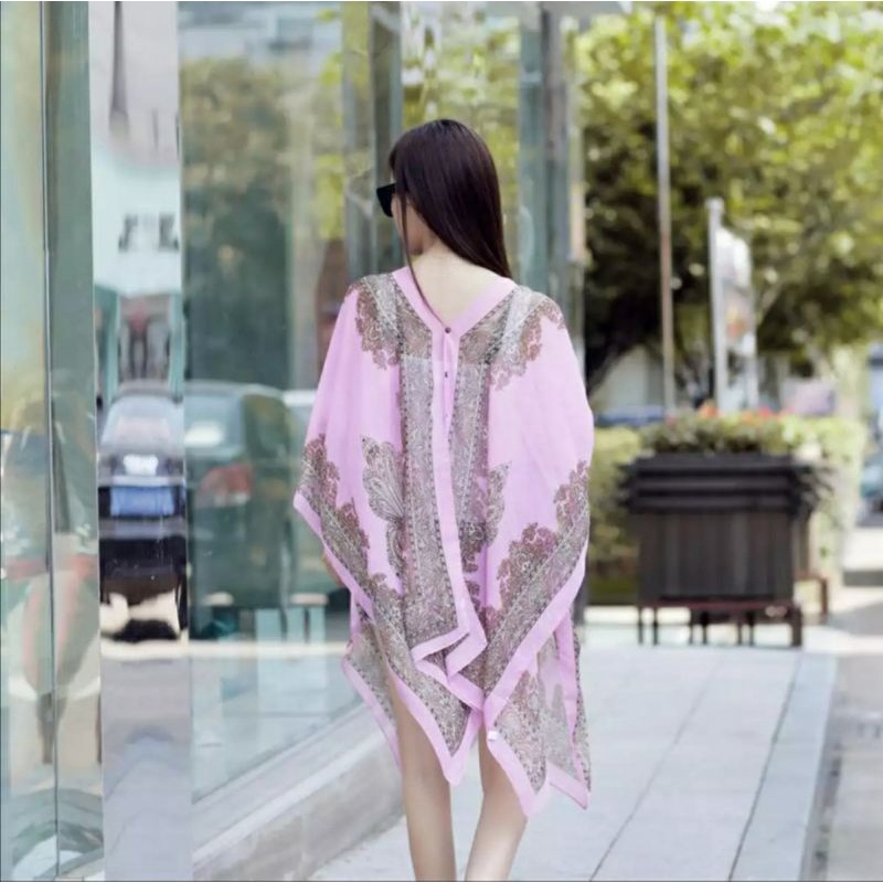 Scarf outer / selendang Viral TIK-TOK / Selendang import / outer scarf /Syal pantai / scarf /scarf Pantai-5
