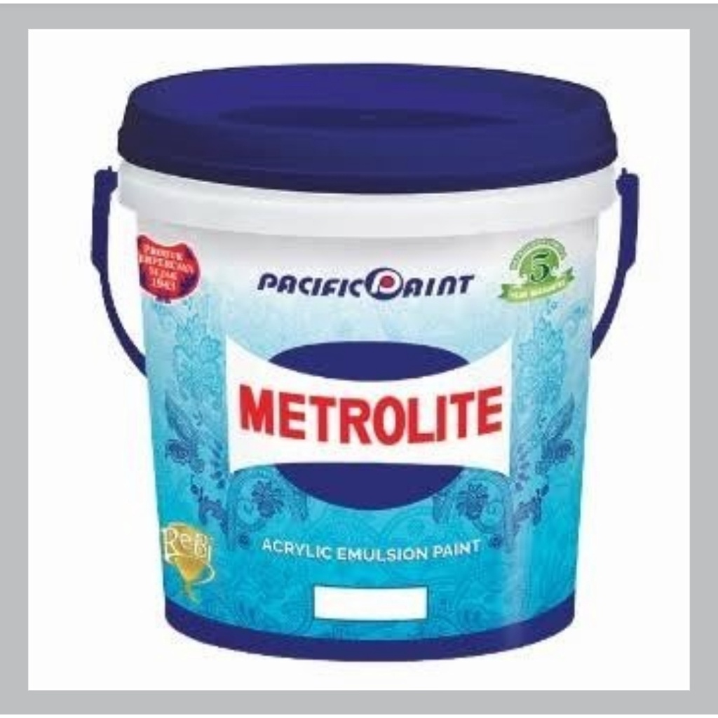 CAT TEMBOK METROLITE PUTIH 001 / CAT INTERIOR DINDING PLAFON 3 LITER