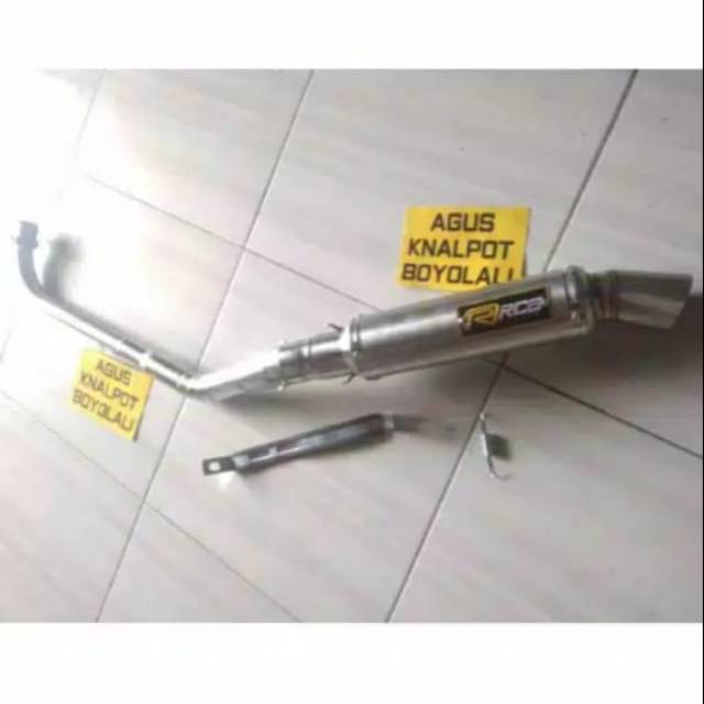 knalpot racing RCB kidal /kiri all type semua motor bebek ada, gratis per dan klem