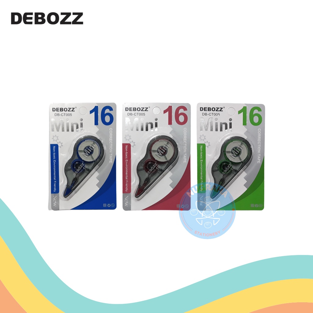 

CORRECTION TAPE DEBOZZ CT-005 MINI (1 PCS)