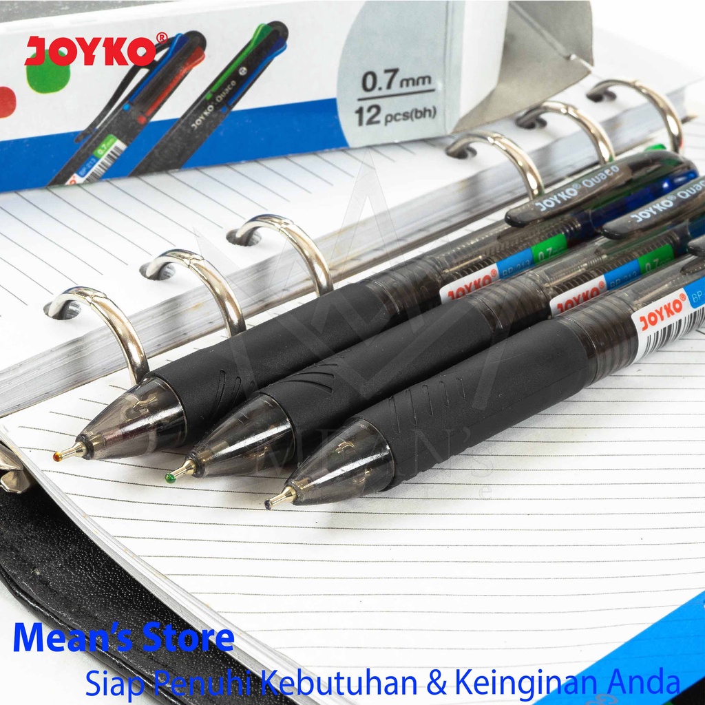 

Pen / Ball Pen / Pulpen Joyko Quaco BP-213 4 Warna 0.7mm