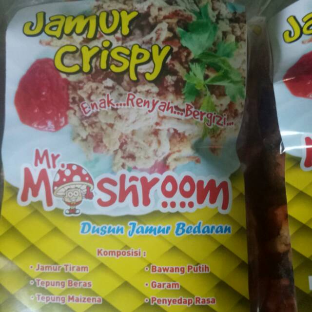 

Jamur crispy barbeque 500gr Mr. Mushroom