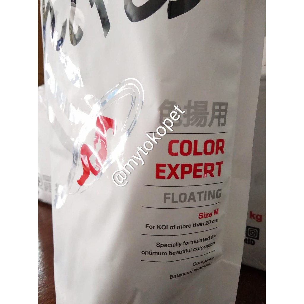 HIRO COLOR EXPERT - PREMIUM KOI FOOD 1KG, pakan ikan koi