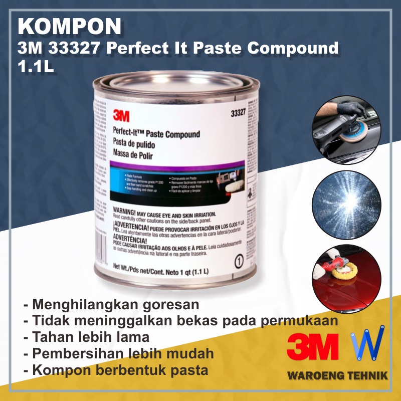 

Kompon Cair 3M 33327 Perfect-it Paste Compound / Pemoles Mobil 3M-PN 33327
