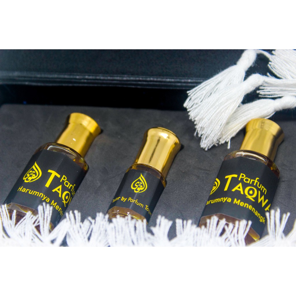 PROMO {Dapat 3 Botol + Gelang Kaukah} Minyak Kasturi Taqwa Original Parfum Arab Non Alkohol 12ml