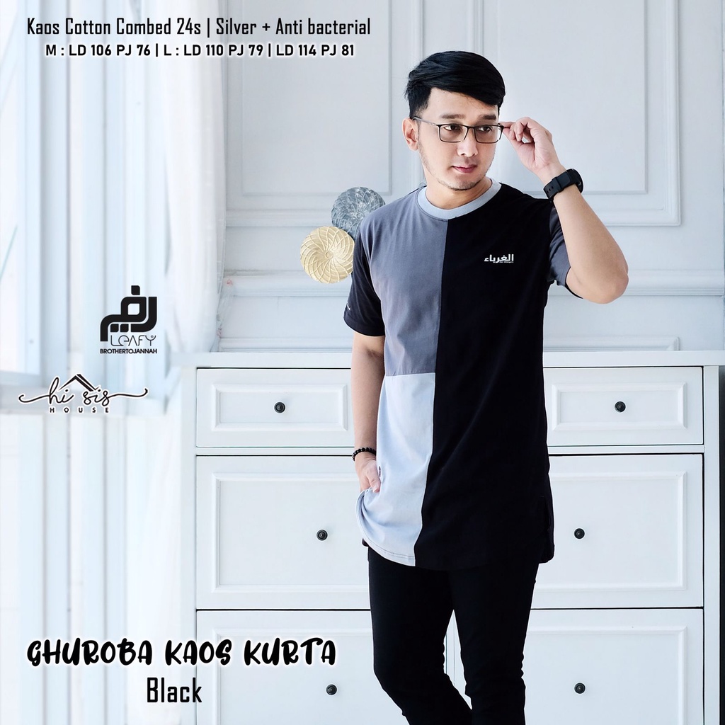 GHUROBA KAOS KURTA SIMPLE ORI LEAFY