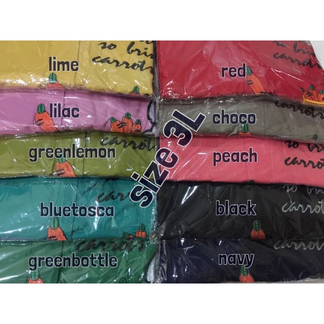 Baju Atasan Wanita Jumbo Kemeja Wanita Jumbo Big Size Bordir Rabbit