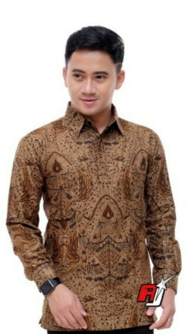 Kemeja Batik Pria Lengan Panjang Motif Terbaru Size M L Xl Xxl