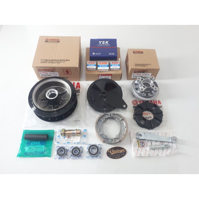 Tromol belakang set rx king scorpio original pnp as honda cb gl megapro arm kaze
