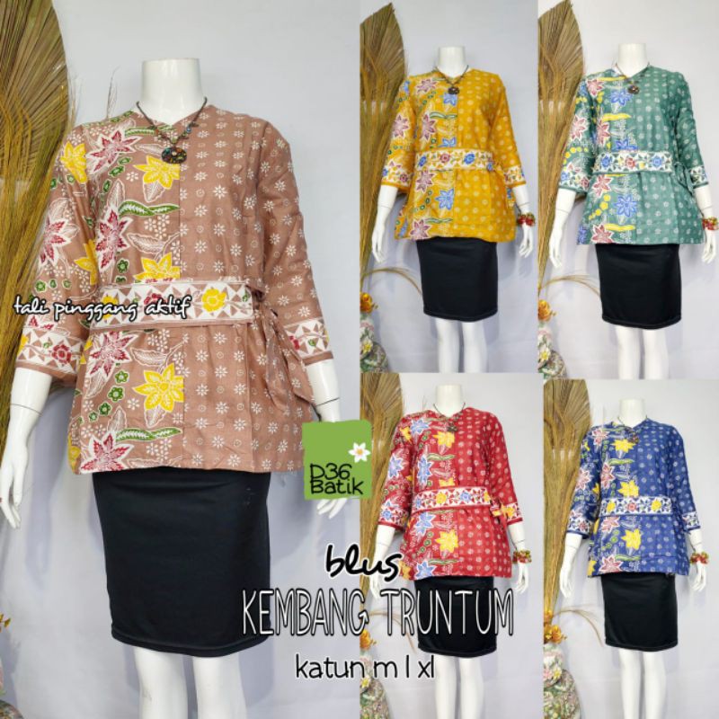 blus kembang truntum