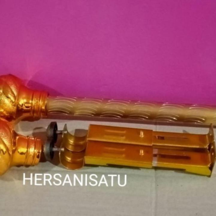 Pasti Untung Batang Tiang Gorden Jendela 50cm Full Set Tirai Jendela Besi Hordeng