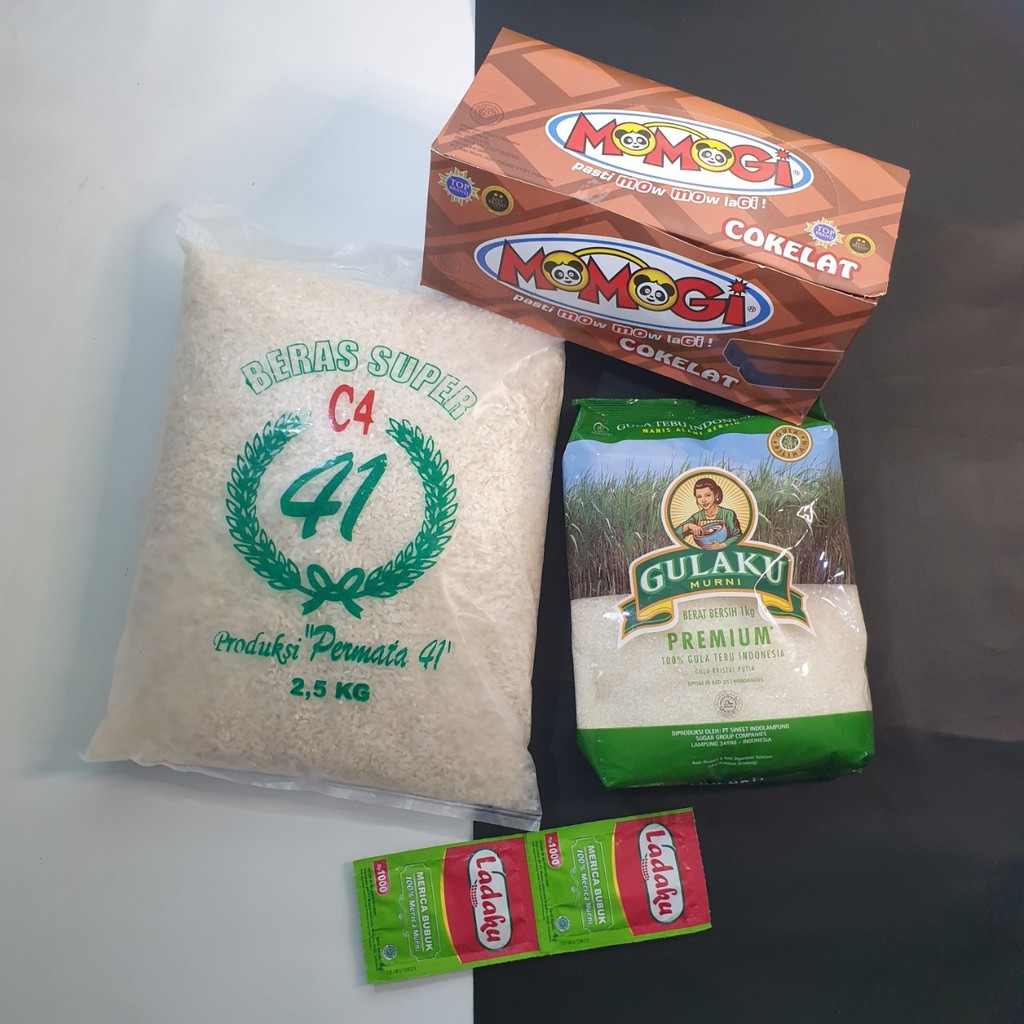 

Paket No. 34 Paket Sembako dan snack