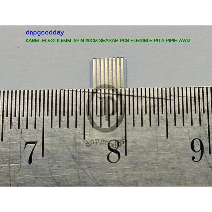 

Kabel Flexi 0,5Mm 8Pin 20Cm Searah Pcb Flexible Pita Pipih Awm Dnpgood11 Kualitas Baik