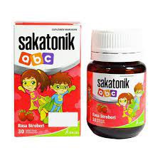 SAKATONIK ABC BOTOL 30 TABLET HISAP MULTIVITAMIN ANAK