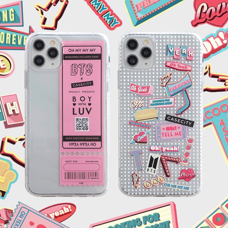 Case Cover HP Motif BTS untuk Oppo A53 2020 Reno4 4G A91 A92 A52 Reno3