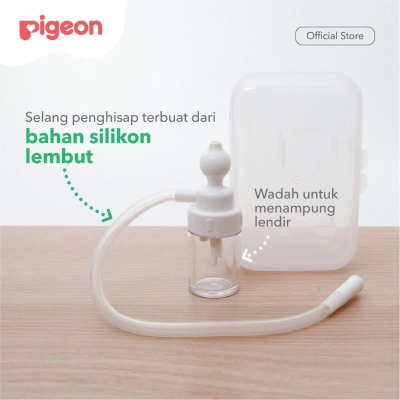 Pigeon Nose Cleaner Tube Type Penghisap Ingus / Lendir Hidung Bayi / Nasal Aspirator