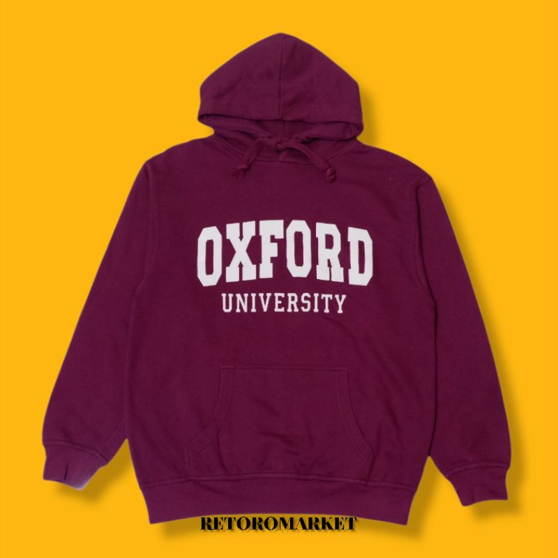 HOODIE VINTAGE 90s OXFORD UNIVERSITY OFFICIAL MERCH