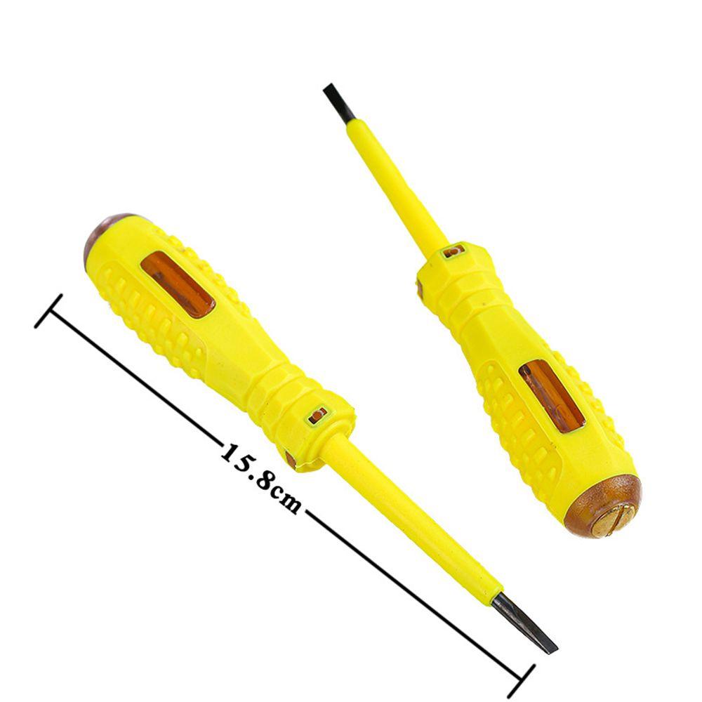 Solighter 2pcs Power Voltage Detector Pen On-off Test Obeng Listrik Indikator Electrician Tool Induksi Cerdas