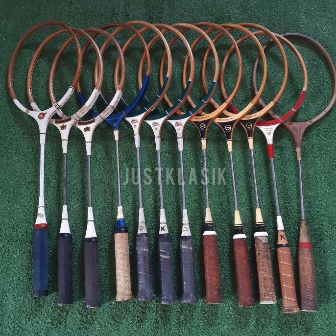 Raket Badminton Jadul Kayu Vintage Jason_Ariyandi