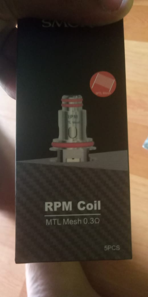 Coil Rpm Mesh Ukuran 0,3 Ohm Harga 1 Pack Isi 5 Biji