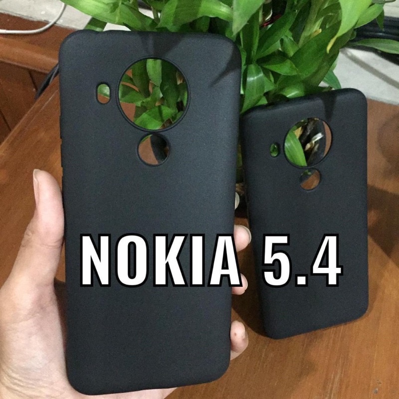 NOKIA 5.4 PREMIUM MATTE CASE SOFT BLACK PROTECTION CAMERA