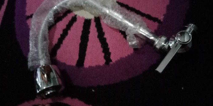 Kran Keran Air Angsa Fleksibel Tembok Sink Minimalis Premium Stainless Cuci Piring Wastafel