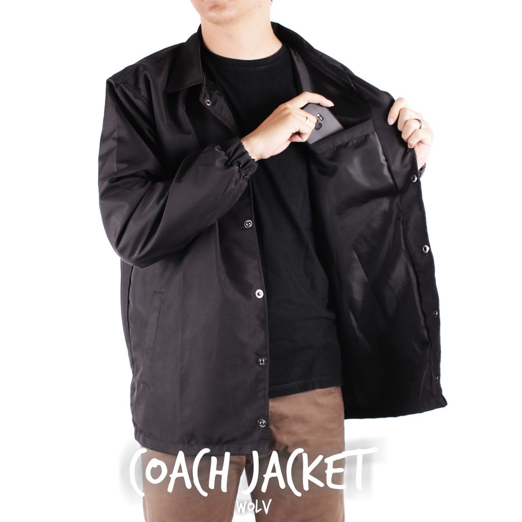 [SIAP KIRIM] Jaket Coach Original Wolv Kualitas Distro /Jaket Pria Wanita/Jaket Parasut / Jaket Sukajan / Jaket Pria