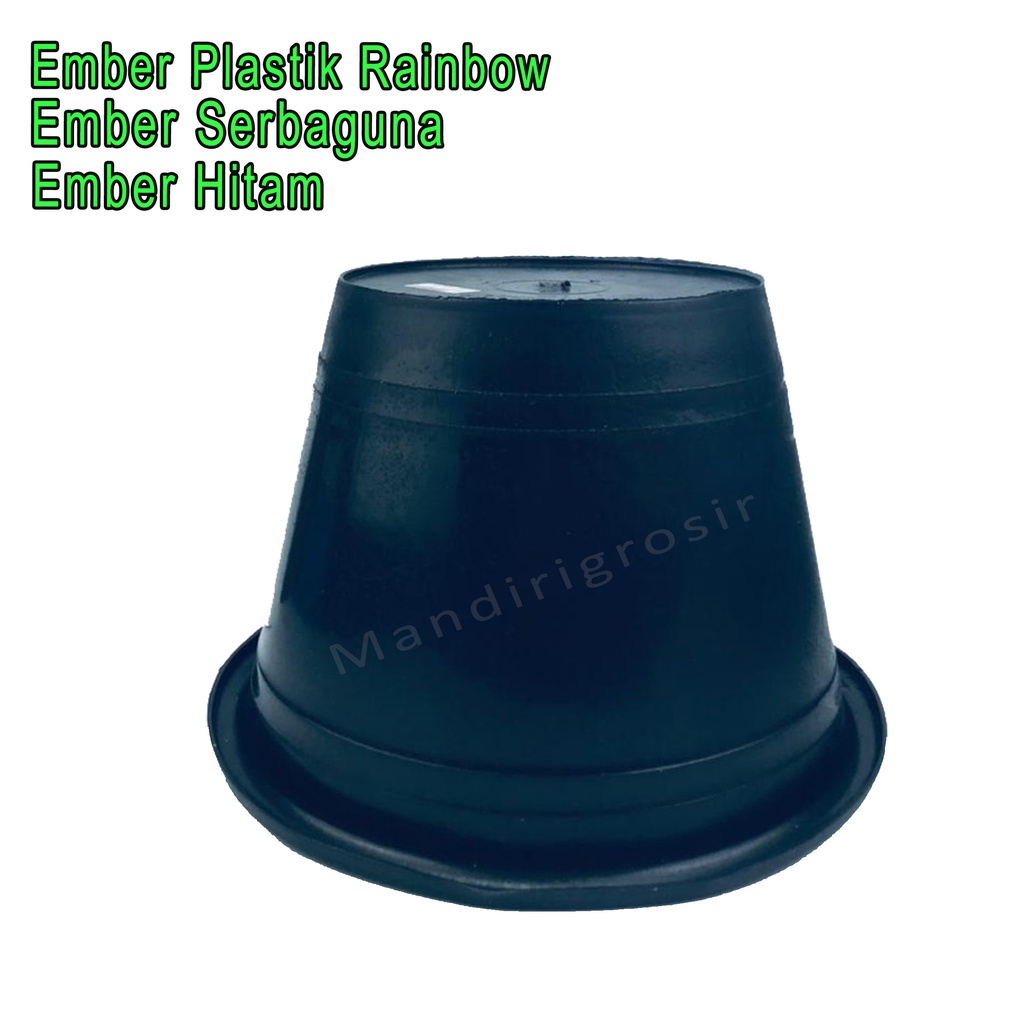 Ember Plastik Rainbow * Ember  Hitam * Ember Serbaguna