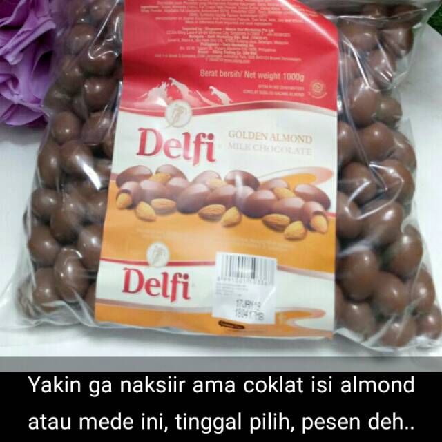 

Delfi choklat almond dan mede