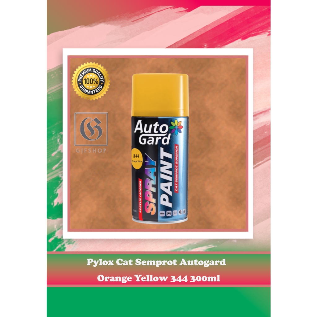 Pylox Cat Semprot Autogard Orange Yellow 344 300ml