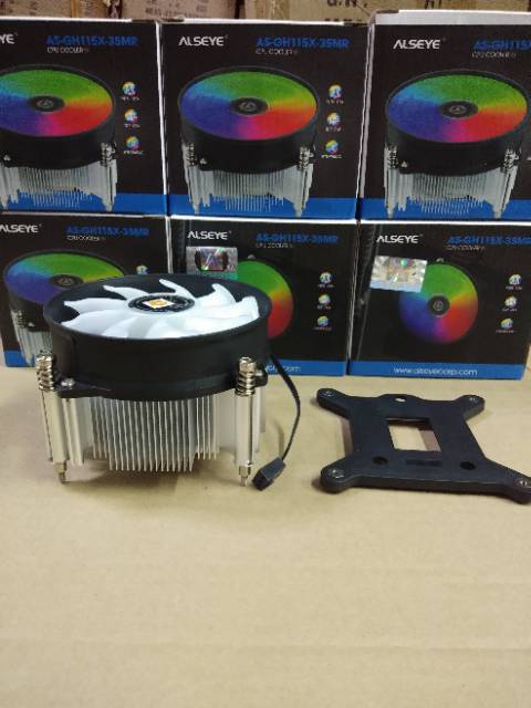 Alseye CPU Cooler AS-GH115X-35MR Auto RGB/Fan Processor intel