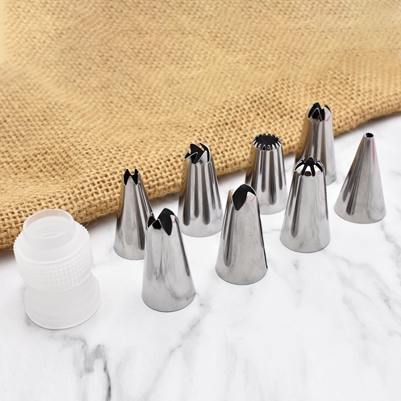 ICING PIPING BAG SET 16 IN 1 SILIKON CAKE DECORATING SPUIT + CONNECTOR + PIPING BAG / SPUIT DEKORASI KUE CHEF PASTRY / PIPING BAG SILICONE SET /  / Silicone Piping Bag Segitiga Reuseable Kantung Piping Bag untuk Kue Dipakai berulang Silicone Cake Serbagun