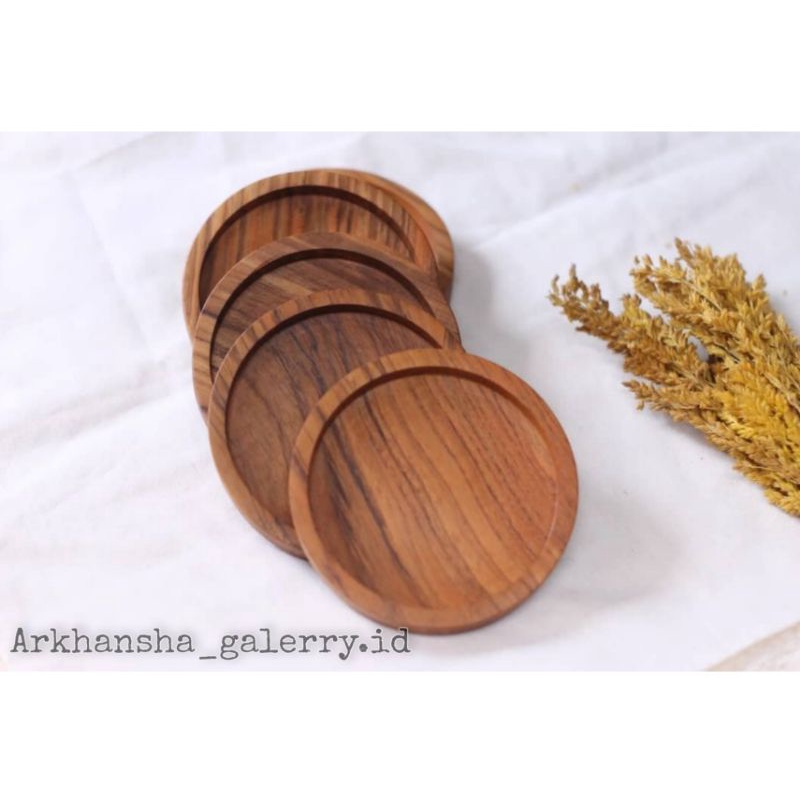 Coaster kayu,tatakan gelas kayu,alas gelas kayu,wooden coaster,coaster kayu aestetic