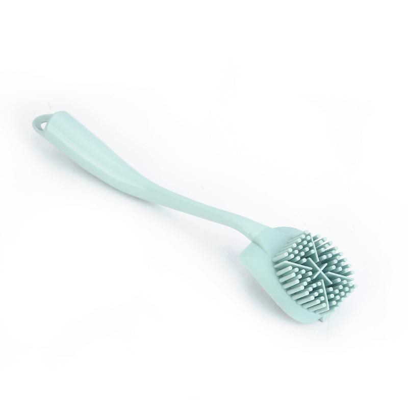 (BOW) Sikat Cuci Piring Bahan Karet Silikon Serbaguna 2BN75