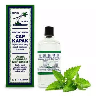 Minyak Angin Cap Kapak 10ml/14ml/ 28ml / 56ml (100% Original)