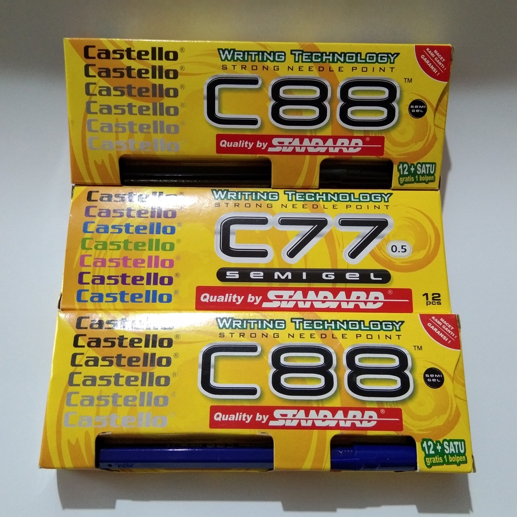 

pulpen standard murah, pulpen castello, pulpen murah bagus