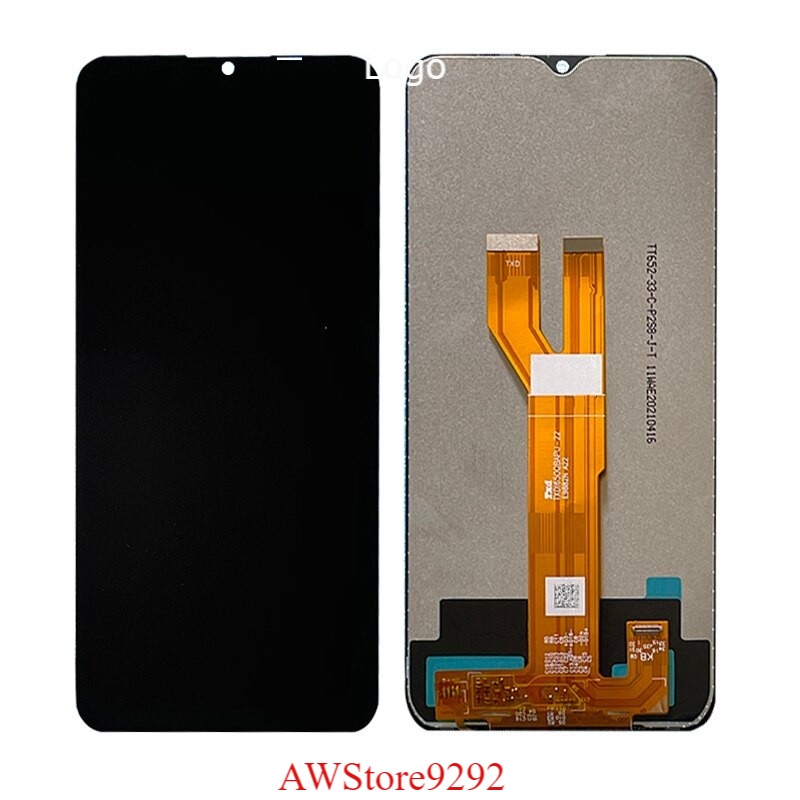 Layar Screen LCD TS Touchscreen Fullset OPPO REALME C11 UNIVERSAL A15 A15S V3 NARZO 20 NARZO 30 C12 C15 C15 QUALCOM - Black