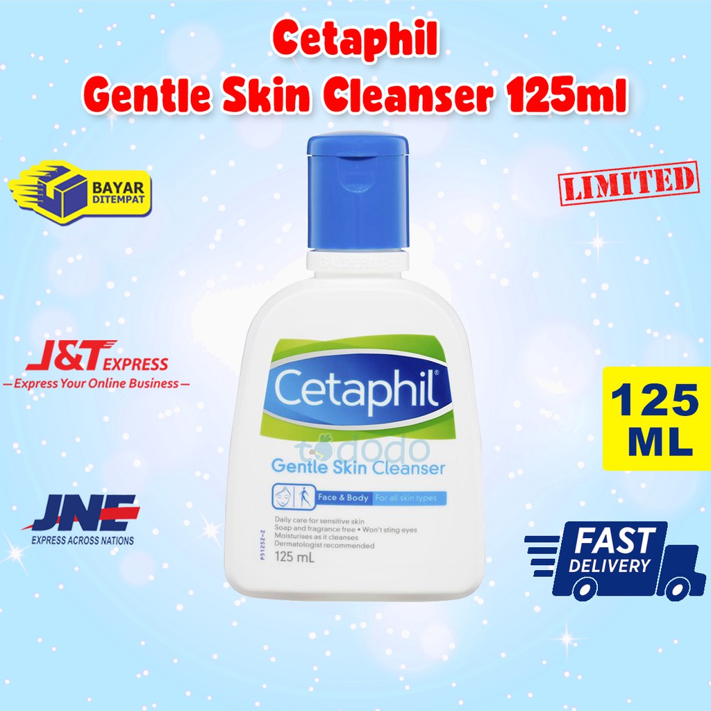 Cetaphil Gentle Skin Cleanser 125ml - Sabun Pembersih