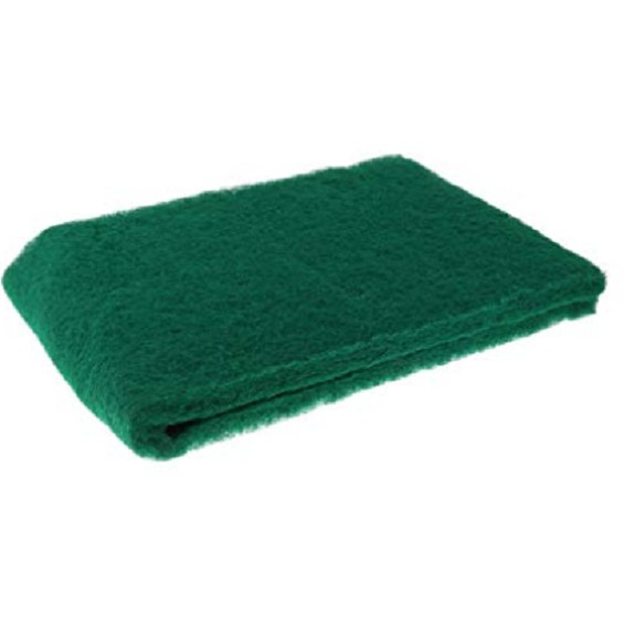 Super Green Coarse Wool 33 x 12.5 cm Media Filter Aquarium Kolam Ikan